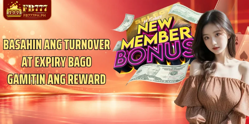 Basahin ang turnover at expiry bago gamitin ang reward