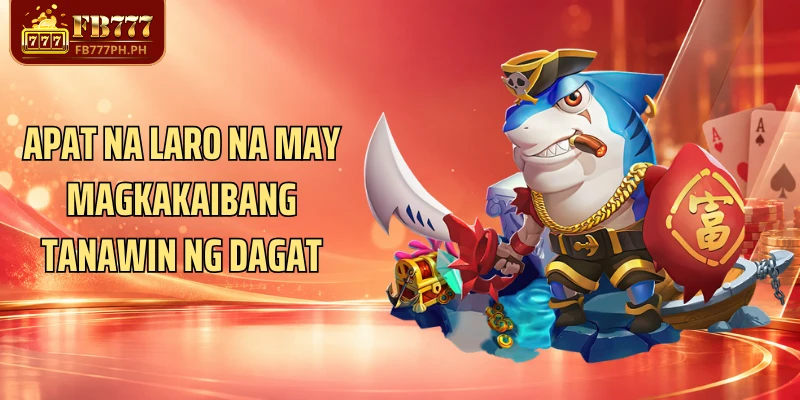 Apat na laro na may magkakaibang tanawin ng dagat