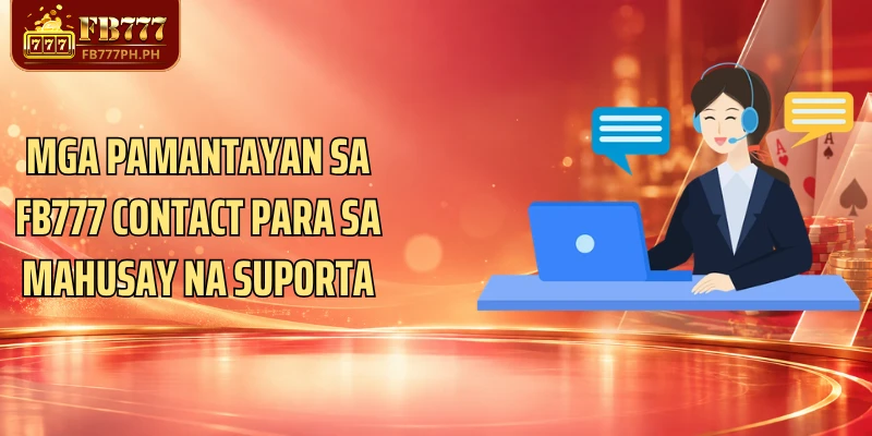 Mga pamantayan sa FB777 Contact para sa mahusay na suporta